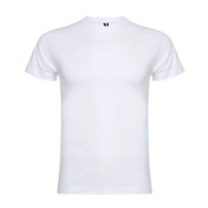 Camiseta personalizada de manga corta. Blanca y Negra
